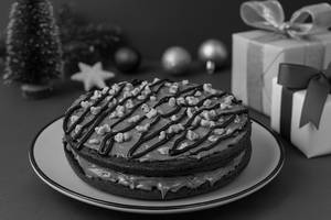 Walnut Brownie Waffle Cake [Double Layer]