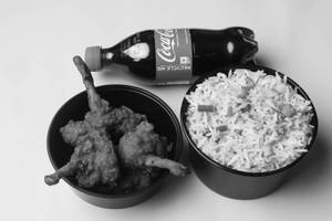 Chicken Lollipop Dry [Half] With Chicken Fried Rice Half