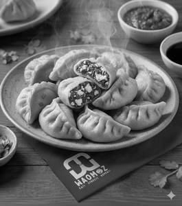 Paneer Spinach Momos (Steam) 5pc