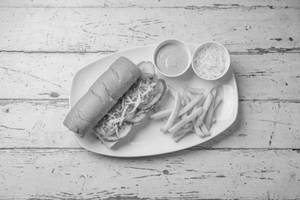 Baguette Sandwich Veg With Fires