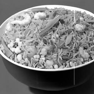 Prawns Corn Ginger Fried Rice