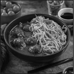Noodles With Manchurian