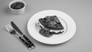 Red Velvet Berry Waffle