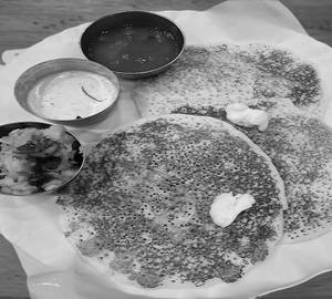 Butter sponge dosa