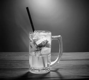Green apple mojito