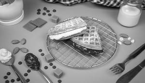 Dark & White Fantasy Waffle