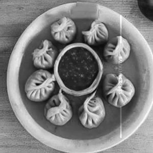 Paneer kali mirch momos