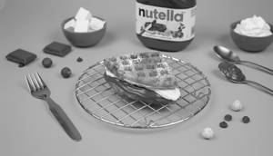 Nutella Cheesecake Waffle