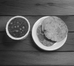 Chola sabji with puri