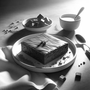 Nuts chocolate brownie