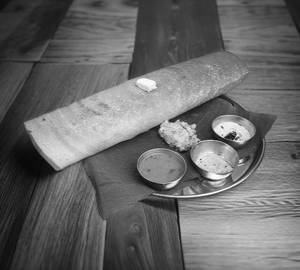 Butter masala dosa