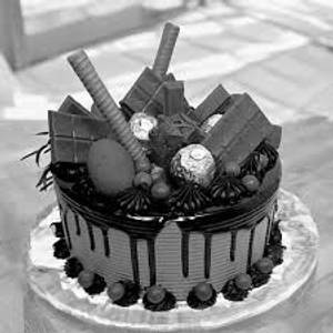 1 truffle cake + assorted chocolates