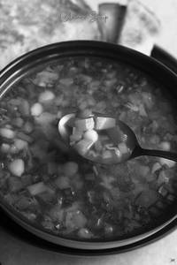 Vegetable clear soup
