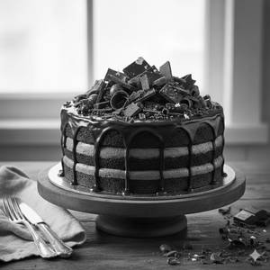Rich Chocolate Truffle Cake (Half Kg)