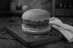 Banana Tikki Burger