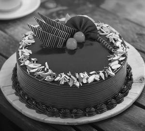 Almond Chocolate Cake(450 Gm)