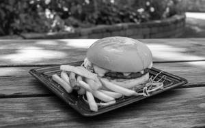 Veg Burger & French Fry Combo