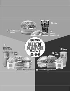 Deluxe Meal for 1- Make it Your Way (Veg)