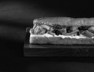 Pizza Paneer Cheeseburst Sub-Sandwich