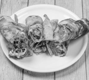 Soya Chaap Roll With Cheese