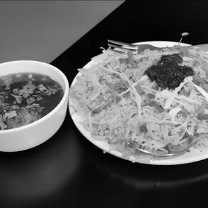 Veg Manchurian Rice ( White ) With Gravy