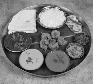 Prawns thali