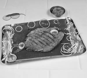 Pomfret tawa fry