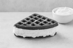 Red Velvet Cream Cheese Waffle