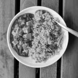 Fried Rice With Garlic Paneer