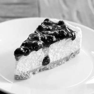 Blueberry Cheese Cake Slice
