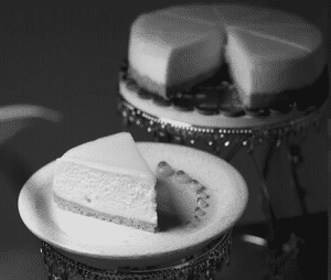 Lemon Baked Cheese Cake Slice