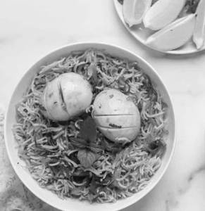 Egg Biryani With Gravy
