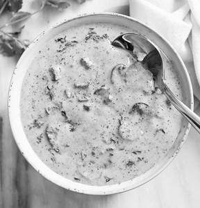 Baked Mushroom Soup