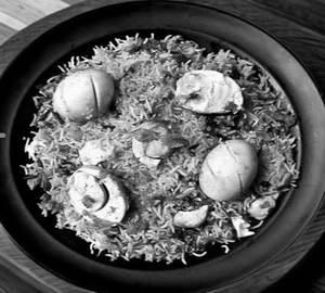 Egg biryani