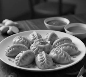 Chicken momos [6 pieces]