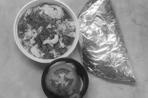 Paneer Bhurji With 4 Tawa Butter Roti