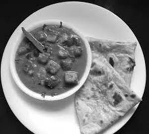 Paratha (2 pcs) + paneer butter masala + misti