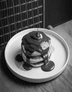 Belgian Milk Chocolate Pancakes