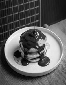 Belgian Dark Chocolate Pancakes