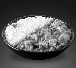 Jeera rice + mushroom masala + misti