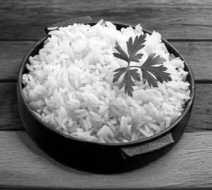 Plain rice