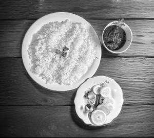 Rice With Mutton Curry (2 Pieces)