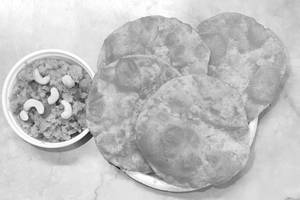Mathura Halwa Poori Desi Ghee Preparation