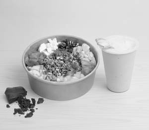 Quinoa Salad+ Avocado Banana Smoothie