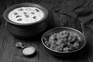 Curd Rice With Nei Podi Kozhi
