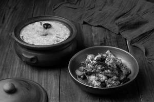 Rasam Rice With Madurai Kozhi Sukka
