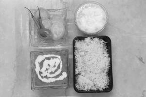 No Onion Garlic Makhni Dal With Plain Rice