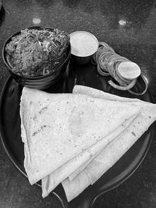 Achari Soya Tikka Masala With Rumali Roti