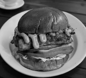 Tandoori grilled paneer burger