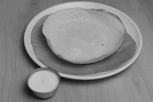 2 Appam With Coconut Milk